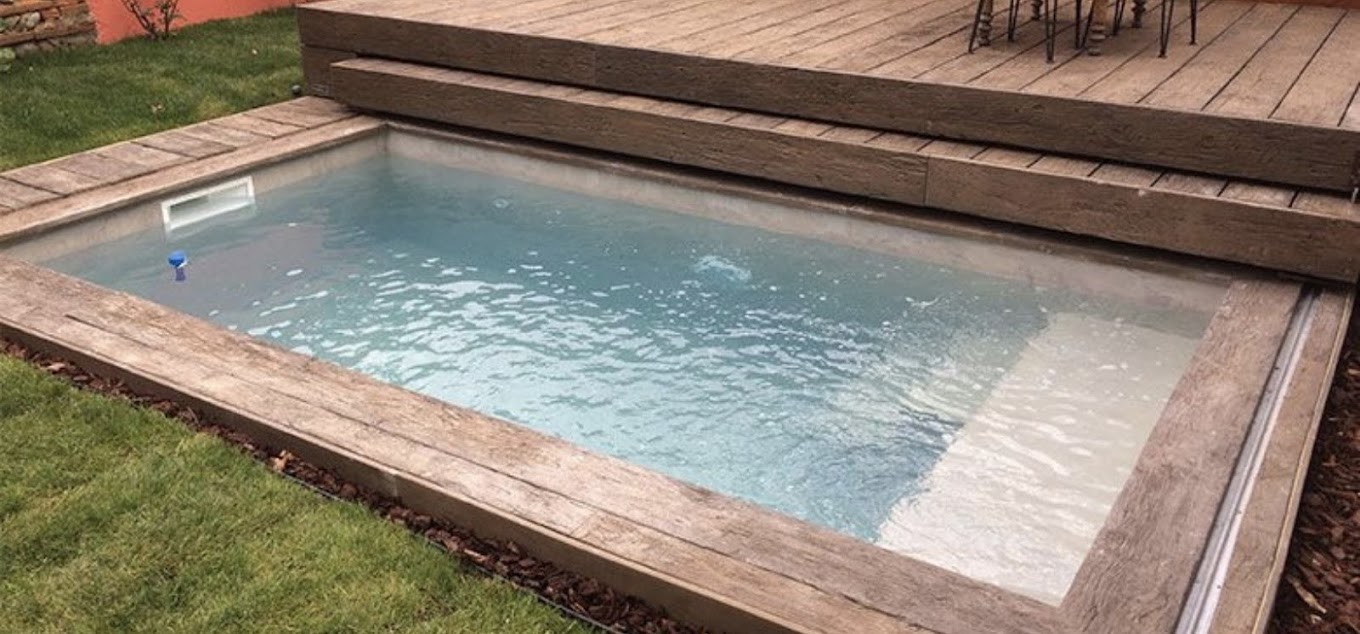 Aménagement complet avec pool house et éclairage LED